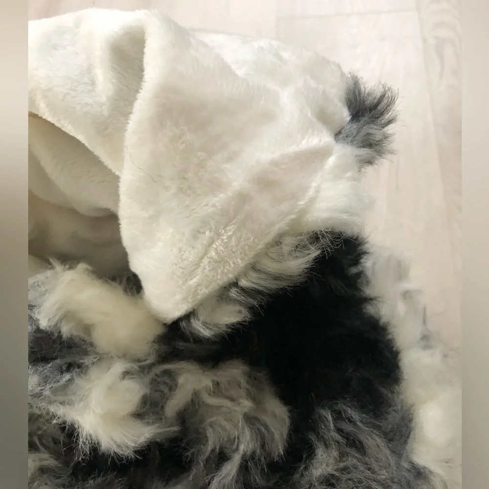 NWT West Elm Faux Fur Shearling Throw Blanket
